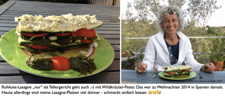 Weihnachten Rohkostlasagne