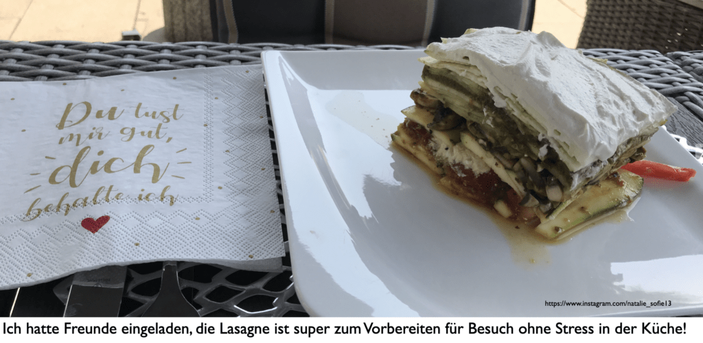 Besuch Rohkostlasagne